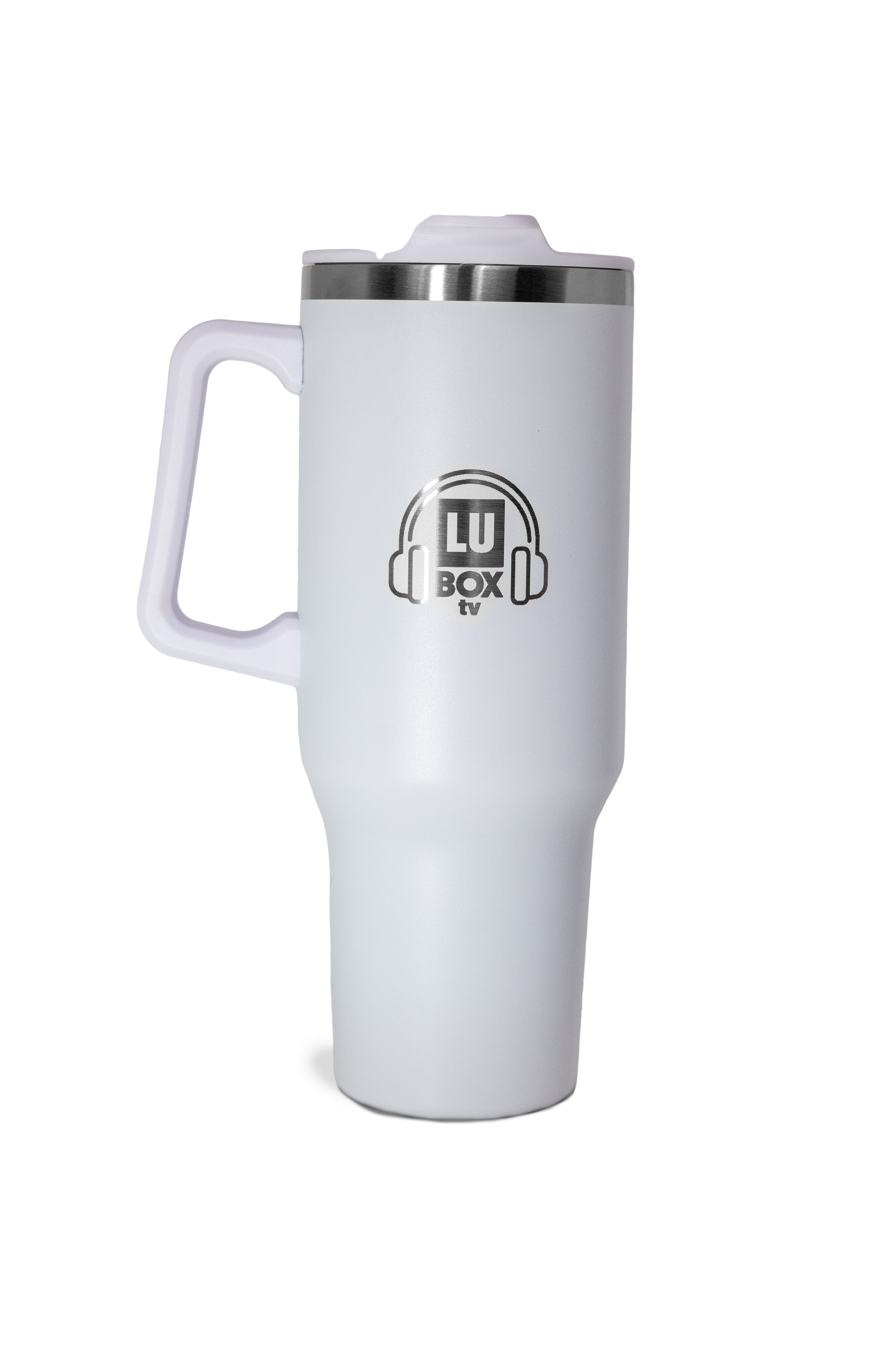 LUBOX TV 30 OZ TRAVEL MUG